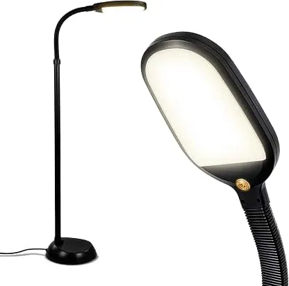 Brightech Litespan - Bright LED Floor Reading Lamp for Over…