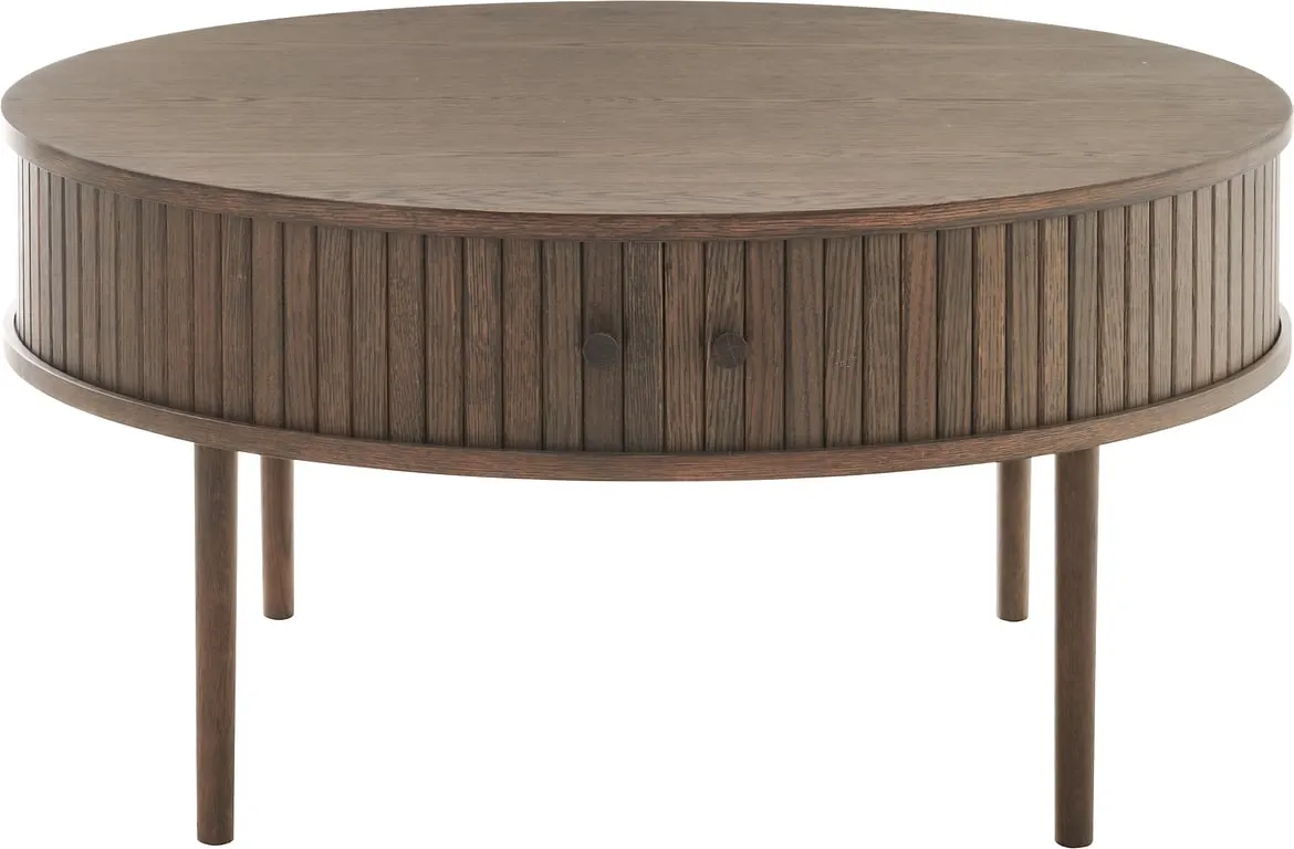 Slide sofabord rundt