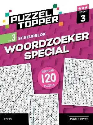 Puzzelblok woordzoeker Special 3 punt nr.3 puzzeltopper