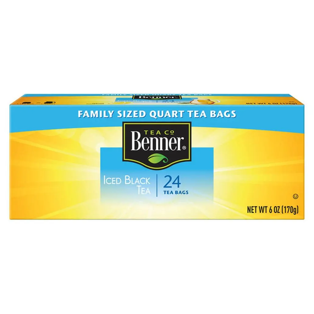Benner Tea Co Benner Iced Tea Family Sized Tea Bags