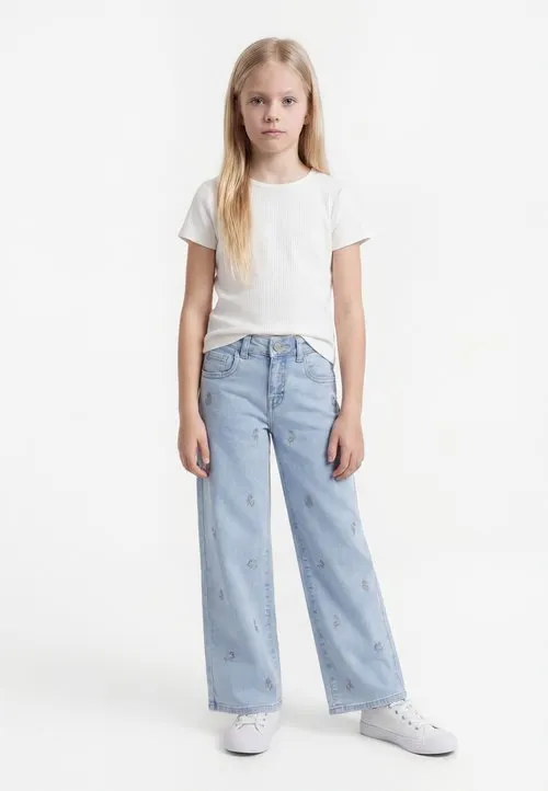 Wide Leg - Jeans relaxed fit - light blue denim