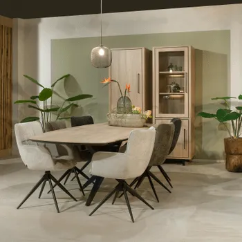 Vitrinekast PICCADILLY Old Oak B65