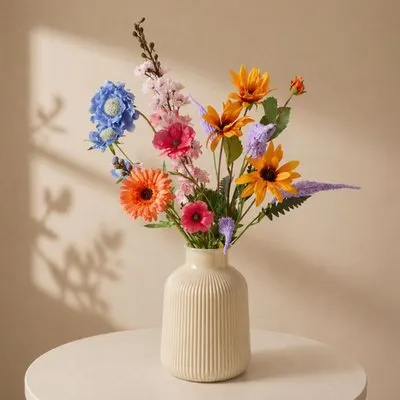 Zijden kunstbloemen | Boeket Sprankel