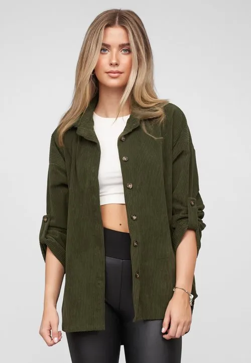 TURN-UP - Skjortebluse - military green