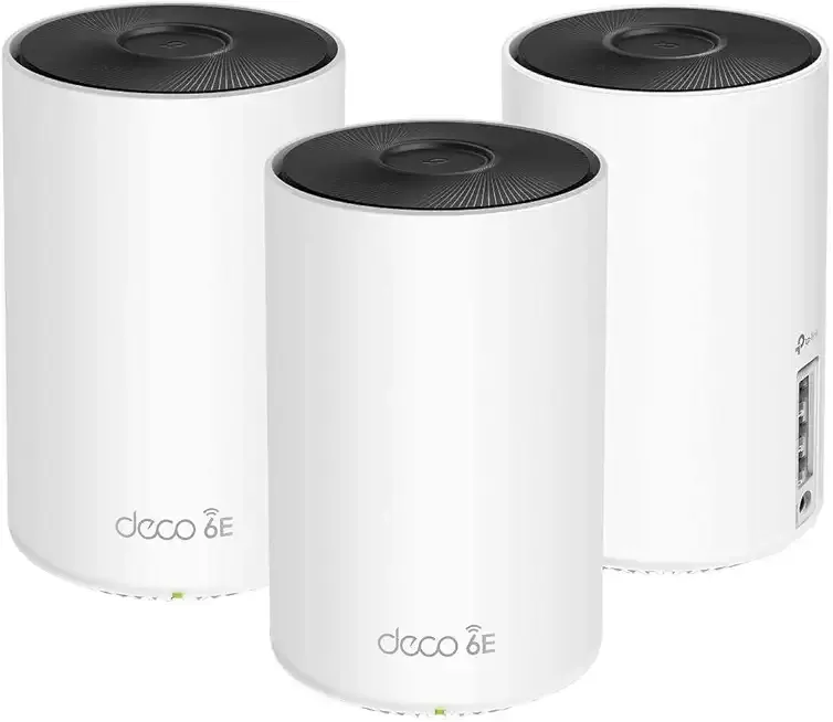 TP-Link Deco AXE5300 Wi-Fi 6E Tri-Band Whole-Home Mesh Wi-Fi System, 3-Pack (Renewed)