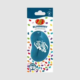 Jelly Belly 3D Hanging Car Air Freshener Blue Berry