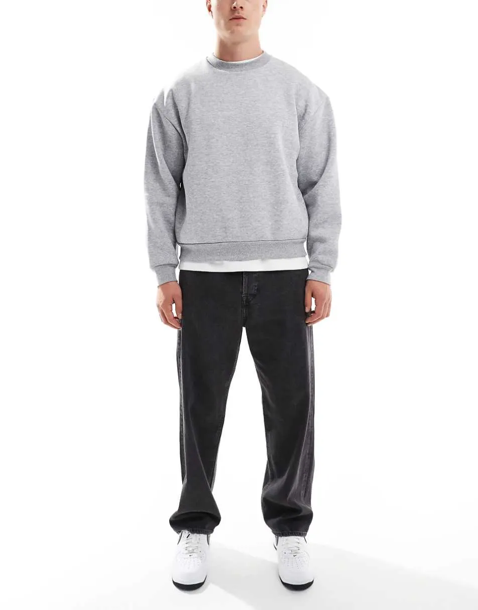 Jack & Jones Alex baggy jeans in washed black