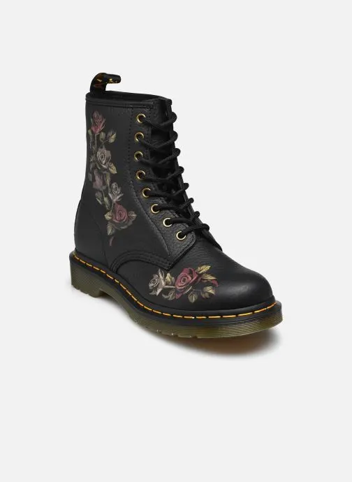 Enkellaarzen en boots 1460 W dames zwart