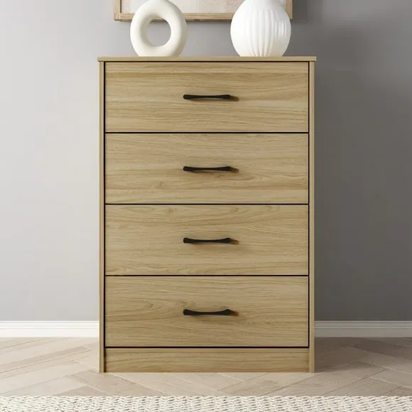 Mainstays Ardent 4 Drawer Dresser, Euro Oak