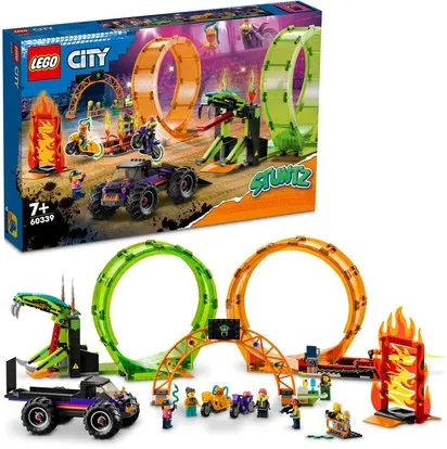 LEGO®CITY 60339 - L’ARENE DE CASCADE AVEC DOUBLE LOOPING
