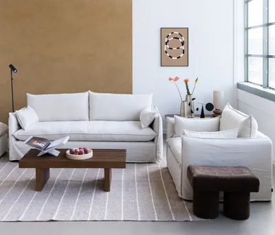 Loveseat Mare shadow natural