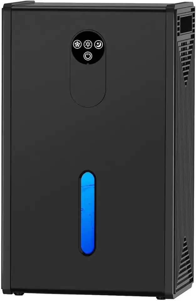 Dehumidifier, 72 OZ Water Tank Dehumidifiers for Home, 1076 sq. ft. Dehumidifier for Basement Bathroom Bedroom with Auto Shut Off, 7 Colors LED Light, Quiet Dehumidifiers with Sleep Mode