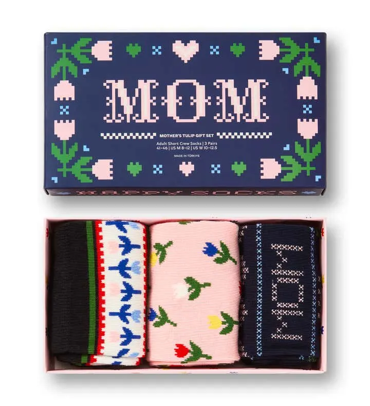 3-Pack Mother's Tulip Socks Gift Set