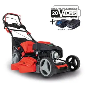 Rasaerba a scoppio semovente avviamento elettrico 225cc 53cm Scheppach ms225-53e