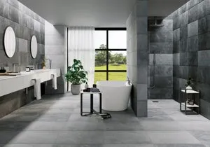 PAVIMENTO PORCELÁNICO ARDENNES DARK 33X66 IMITACIÓN PIEDRA - EXTERIOR