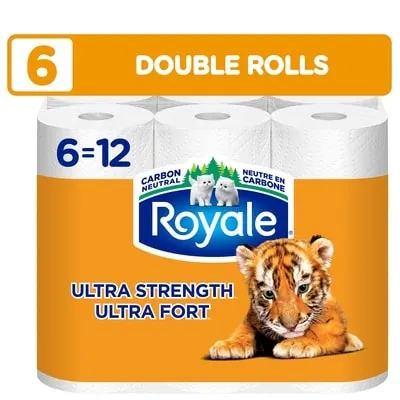 Ultra Strength Paper Towel, 6 Equal 12 Rolls, 98 Sheets per Roll