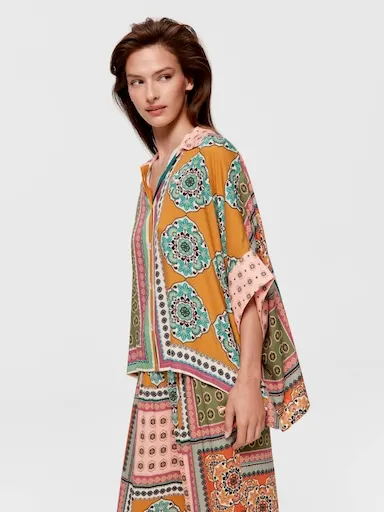 Fashion Tile Oversized Shirt