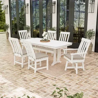 POLYWOOD Prescott 7-piece Outdoor Patio Swivel Dining Set