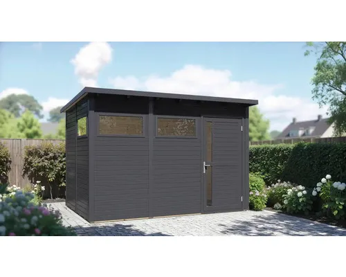 Zahradní domek Bertilo Pentus 3 včetně podlahy 337x234 cm antracit