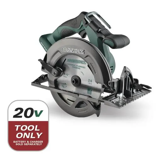 Masterforce BOOST® 20-Volt Brushless Cordless 7-1/4" Circular Saw - Tool Only
