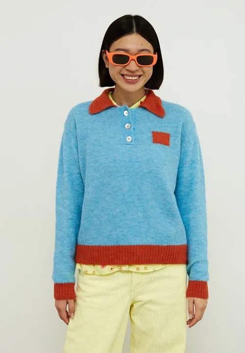 SWEATER POPPY - Strikkegenser - azul