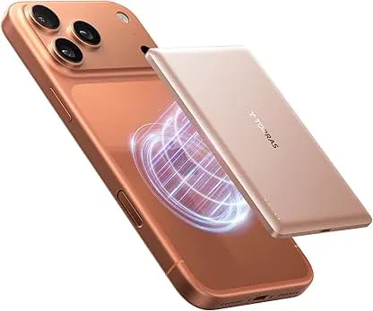 TORRAS MiniMag Power Bank, Ultra Slim 5,000mAh Wireless…