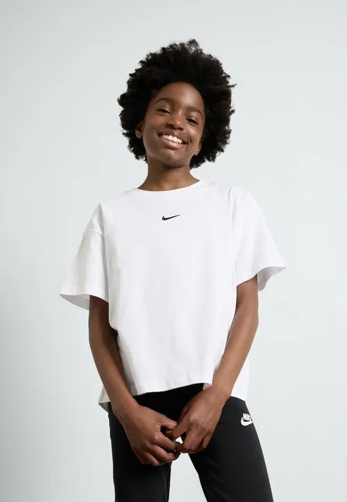 TEE BOXY - T-shirts - white