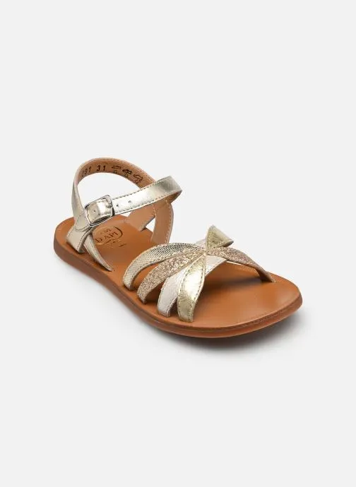 Sandalen Plagette Oto meisjes goud en brons