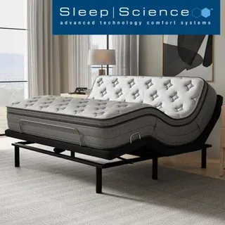 Sleep Science 13" Align IQ Euro Top Memory Foam Mattress with Adjustable Base