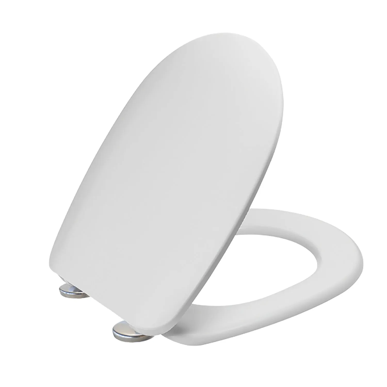 Copriwater Passepartout Bianco con cerniere in acciaio inox per mod. Aretusa