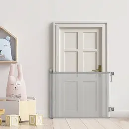 ZOOMIES Retractable Pet Door - Grey