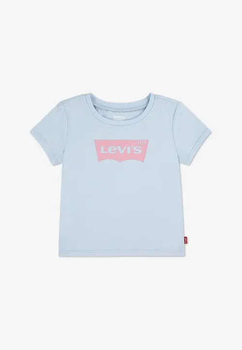 BATWING TEE - T-shirts med print - light blue