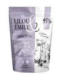 Lilou & Émile mit Ziege, Huhn und Ente für Kitten 300 g