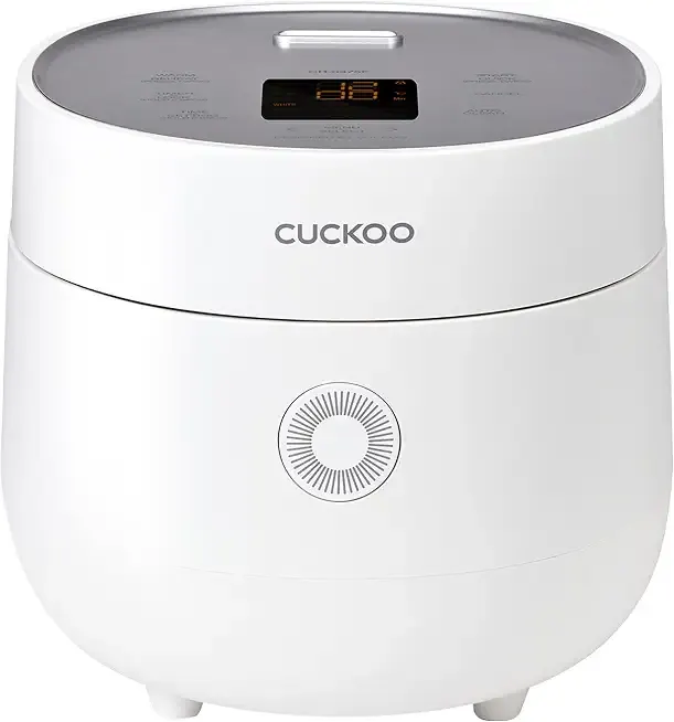 CUCKOO Micom Rice Cooker 3-Cup Uncooked / 6-Cup Cooked with Nonstick Inner Pot, Small Rice Maker with 8 Menu Options, Fuzzy Logic Technology, Auto Clean, Quick Rice Mode, White (CR-0375FW)