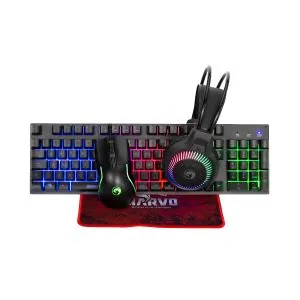 Combo Teclado Auriculares Pad y Mouse Gamer Marvo 4 en 1 CM-416