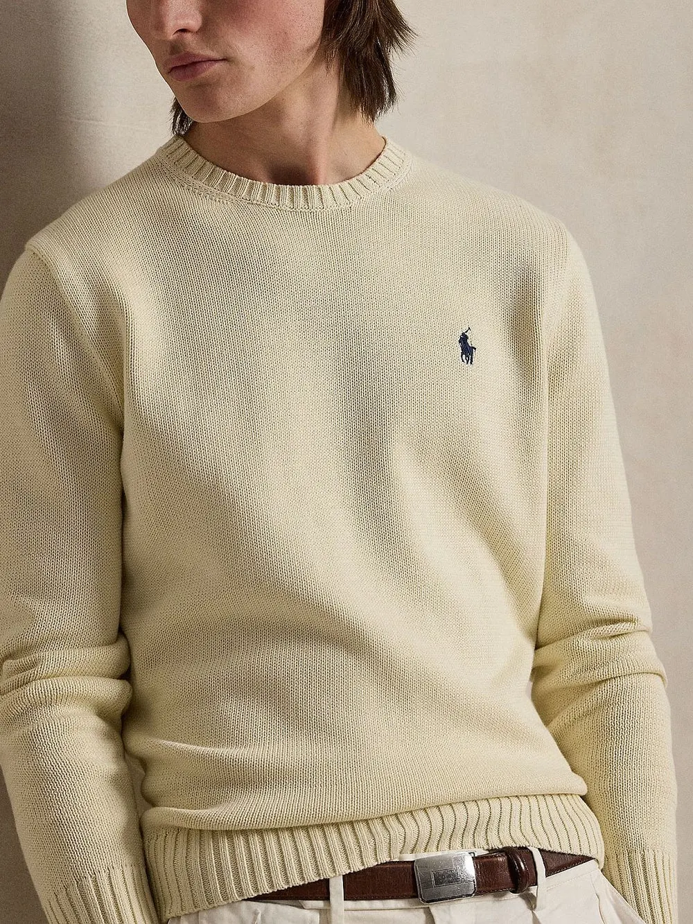 COTTON CREWNECK SWEATER