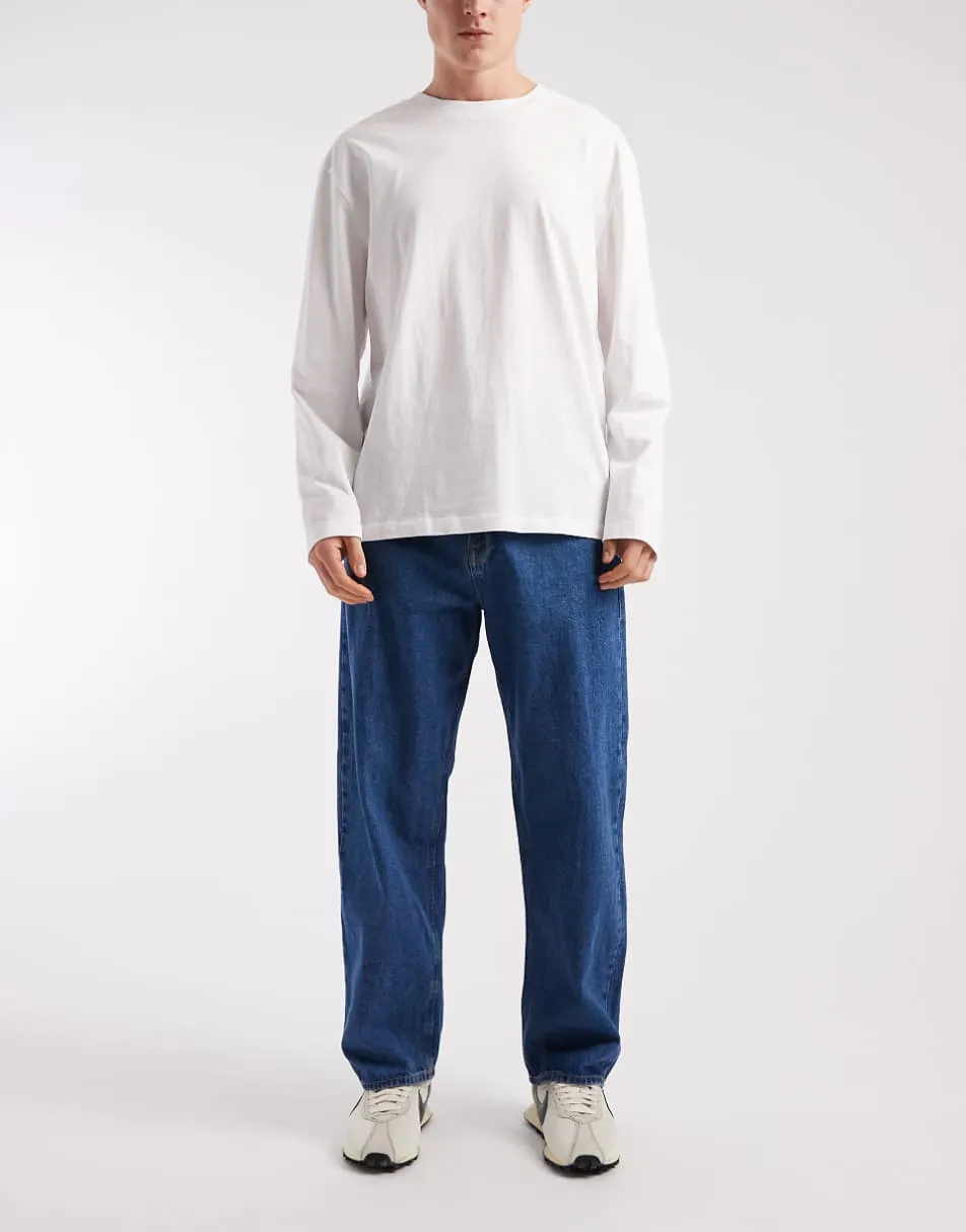 JJ Rebel Leo baggy jean in dark blue