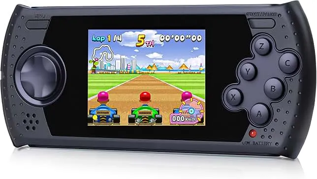 16 Bit Handheld Game for Kids Built-in 230 HD Classic Retro Video Games USB Rechargeable 3.0 Inch Childrens Travel Electronics Toys Portable Ga…