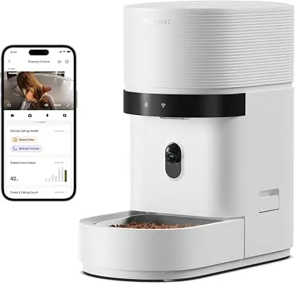 PETLIBRO Automatic Cat Feeder with Camera, Scale A…