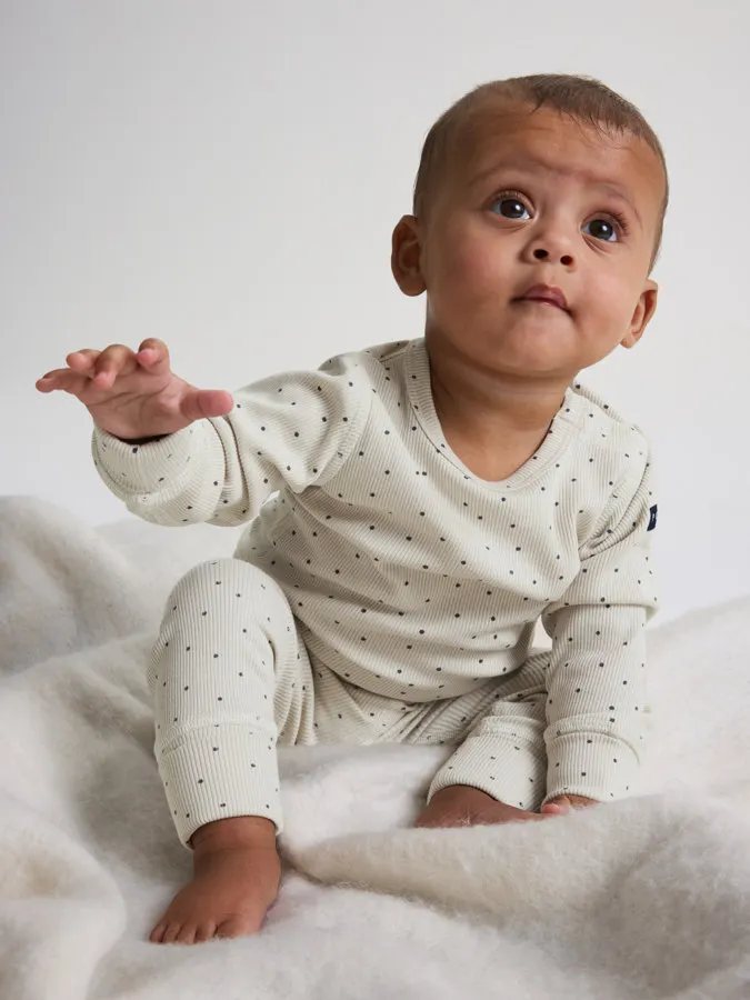 Ribbet i myk blanding Tencel™ lyocell og økologisk bomull