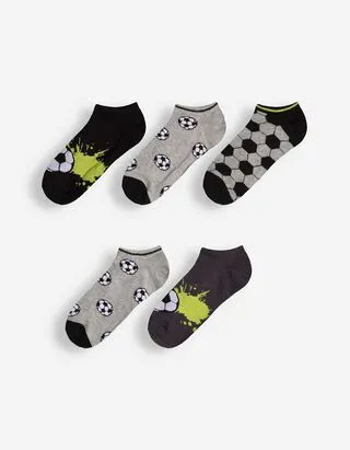 Calze sneakers - Confezione da 5 pezzi