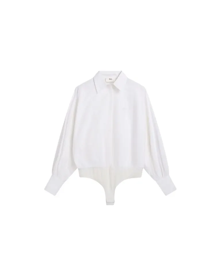 Muse Poplin Body - Hvit