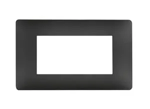 Placca 4 moduli serie Luhta LEXMAN grigio