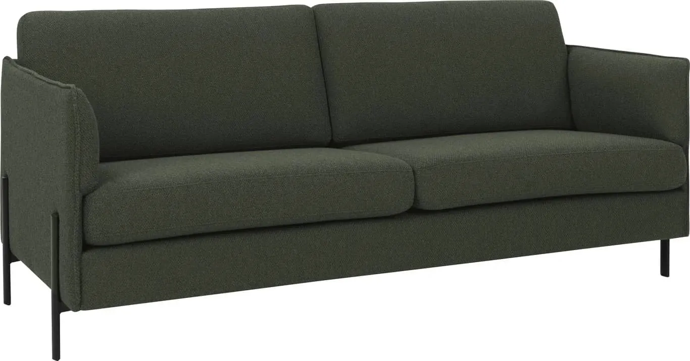 Sone høy 3-seter sofa Modulsofa. 3 seter i stoff Taffie Thule, armlene Y2.
