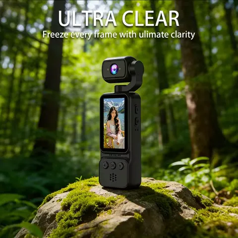 Mini Handheld Pocket Camera 270° Rotating Portable Outdoor Sports Digital Recorder HD Law Enforcement Camera