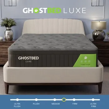 GhostBed Luxe 14” Memory Foam Mattress