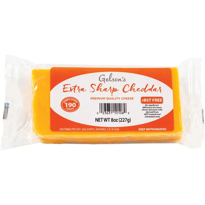 Gelson's Extra Sharp Cheddar Cheese
