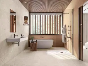 Suelo porcelánico Avalon efecto piedra arena 120x60 cm C2