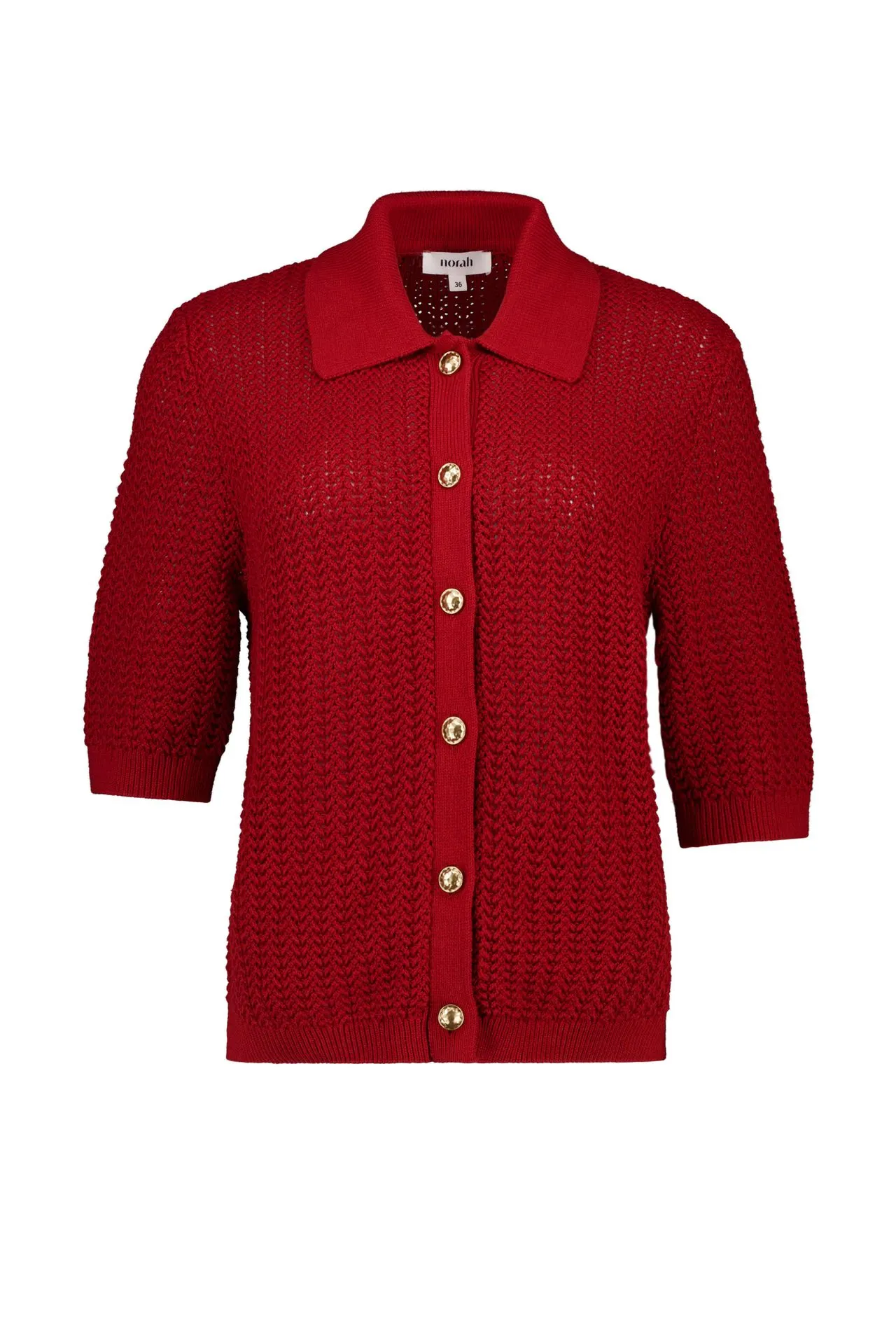 Brique gebreid vest