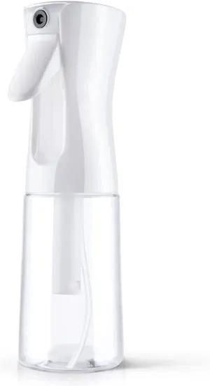 Flaconi spray - Flacone spray in plastica ricaricabile bianco e trasparente da 200 ml per giardinaggio, pulizia e bellezza